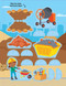 Trucks & Diggers: Bumper Activity Book (With press-outs and over 100 stickers!) by Lake Press, 9780655245384