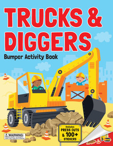 Trucks & Diggers: Bumper Activity Book (With press-outs and over 100 stickers!) by Lake Press, 9780655245384