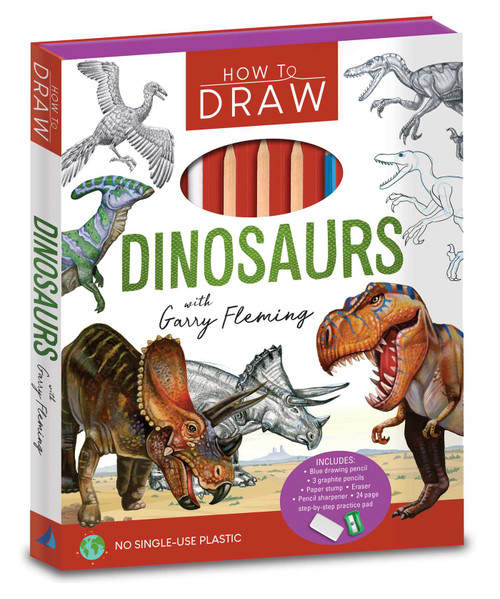 How to Draw Dinosaurs with Garry Fleming (Activity Kit) by Garry Fleming, 9780655246039