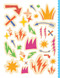 Junk Journal Cutouts: Bold Designs (From Bold Shapes and Saturated Patterns to Contemporary Motifs, 350+ Vibrant Images for Creative Journaling) by Adams Media, 9781507226834