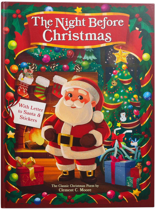 The Night Before Christmas with Letter to Santa and Stickers by Clement C. Moore, Steph Lew, 9781667212418