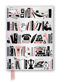 Moomin Bookshelves: Pink & Silver (Foiled Journal) by Flame Tree Studio, 9781835629222