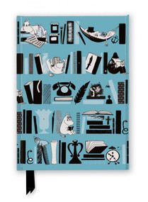 Moomin Bookshelves: Pale Blue (Foiled Journal) by Flame Tree Studio, 9781835629420