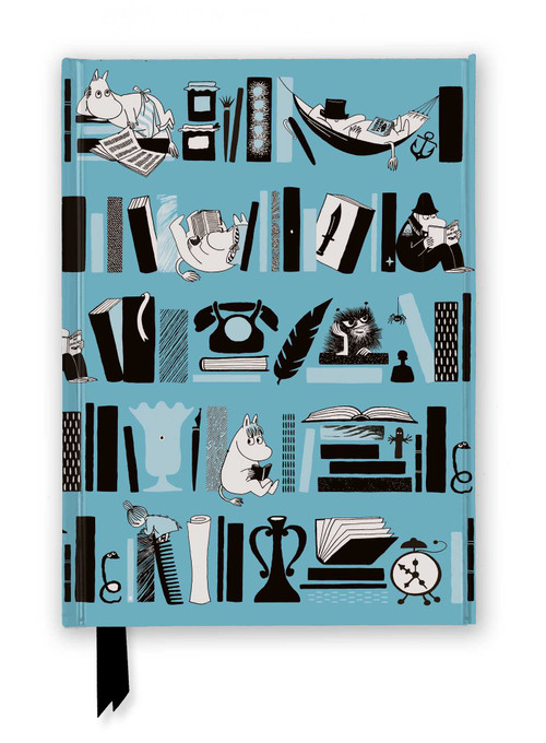 Moomin Bookshelves: Pale Blue (Foiled Journal) by Flame Tree Studio, 9781835629420