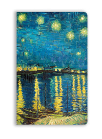 Vincent van Gogh: Starry Night over the Rhône (Soft Touch Journal) by Flame Tree Studio, 9781835629505