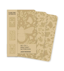 Jade Mosinski Set of 3 Mini Craft Notebooks by Flame Tree Studio, 9781835629543