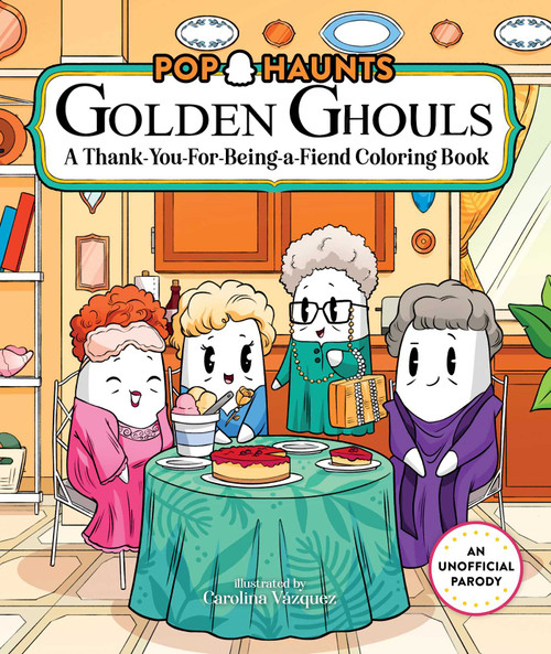 Golden Ghouls (A Thank-You-for-Being-a-Fiend Coloring Book) by Carolina Vázquez, 9781965636671