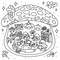 Little Bookworm: A Cozy Coloring Book (Comforting Scenes Portrayed by Axolotls, Capybaras, and Cute Critters) by Insight Editions, 9798337404332