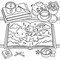 Little Bookworm: A Cozy Coloring Book (Comforting Scenes Portrayed by Axolotls, Capybaras, and Cute Critters) by Insight Editions, 9798337404332