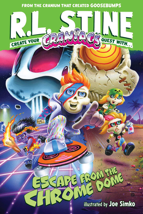 Escape from the Chrome Dome by R.L. Stine, Joe Simko, 9798347109210