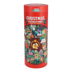 Christmas Celebrations 1000-piece Jigsaw Puzzle by Ridley's Games, 9781797248592