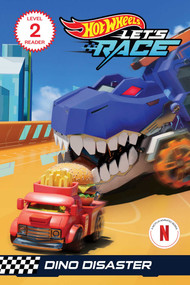 Hot Wheels Let's Race: Dino Disaster by Eric Geron, Mattel, 9781640365360