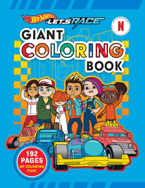 Hot Wheels: Let's Race Giant Coloring Book by Mattel, Mattel, 9781640366176