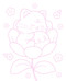 ColorWorld: Cute & Cuddly (With 6 Pastel Markers, Plus 30 Puffy Stickers and 32 Pages to Color!) by Editors of Silver Dolphin Books, 9781667213613