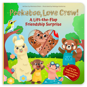 Peekaboo, Love Crew! (A Lift-the-Flap Friendship Surprise) by Mariessa Shein, Hedviga Gutierrez, 9788000080888