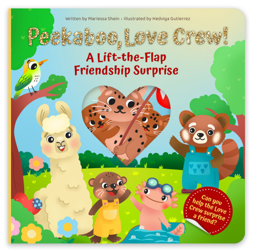 Peekaboo, Love Crew! (A Lift-the-Flap Friendship Surprise) by Mariessa Shein, Hedviga Gutierrez, 9788000080888