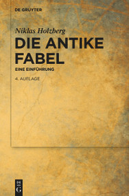 Die antike Fabel (Eine Einführung) (German Edition) by Niklas Holzberg, 9783112229071