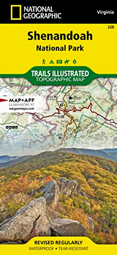 Shenandoah Map by Globe Pequot, 9781566953658