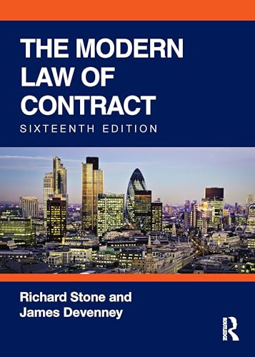 The Modern Law of Contract by Richard Stone, James Devenney, 9781041292685