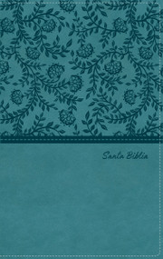 RVR60, Santa Biblia, Tierra Santa, Letra grande, Leathersoft, Turquesa, con Cierre, Palabras de Jesús en Rojo, Comfort Print (Spanish Edition) by Vida, RVR 1960- Reina Valera 1960, 9780829772159
