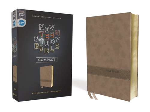 NIV, Teen Study Bible (For Life Issues You Face Every Day), Compact, Leathersoft, Brown, Comfort Print by Lawrence O. Richards, Sue W. Richards, Zondervan, 9780310455851