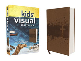 NIV, Kids' Visual Study Bible, Leathersoft,  Bronze, Full Color Interior (Explore the Story of the Bible---People, Places, and History) by Zondervan, 9780310758464