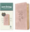 NLT Pocket Thinline Bible, Filament Enabled (LeatherLike, Blush Pink Flowers, Red Letter) by New Living Translation, Tyndale, 9798400509162