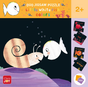 Duo Jigsaw Puzzle Little White Fish. Colors by Unknown, 9798890630438
