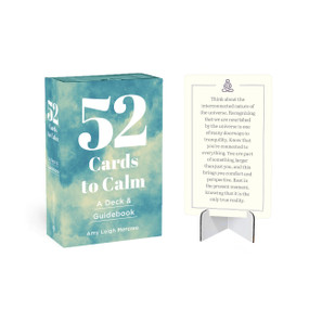 52 Cards to Calm (A Deck, Guidebook, and Stand) by Amy Leigh Mercree, 9781454999423
