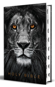 KJV Holy Bible, Large Print Handy Size format, Hardcover, Lion of Judah, Thumb Index, Ribbon Marker, and Red Letter / by KING JAMES VERSION, 9798890985385