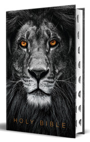 KJV Holy Bible, Large Print Handy Size format, Hardcover, Lion of Judah, Thumb Index, Ribbon Marker, and Red Letter by KING JAMES VERSION, 9798890985385