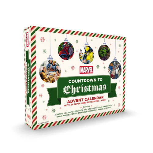Marvel Countdown to Christmas (Advent Calendar with 25 Super-Hero Envelopes and   Cards) by Robb Pearlman, 9781400346769