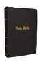 KJV Compact Large Print Bible, Black Leathersoft Zipper Closure, Red Letter, Comfort Print, 9781400355631