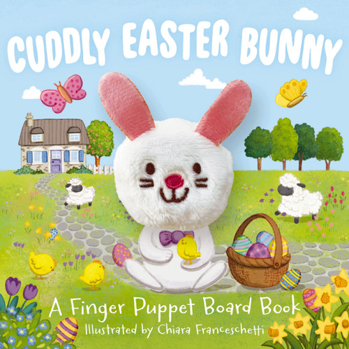 Cuddly Easter Bunny (A Finger Puppet Board Book) by Editors of Applesauce Press, Michelle Simpson, 9781400357987