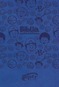 Biblia Biper y sus amigos, Fuertes y valientes (NBLA), Leathersoft, Azul, Palabras de Jesús en rojo, Comfort Print (Spanish Edition) by Biper y sus amigos, NBLA-Nueva Biblia de Las Américas, Vida, 9780829773804