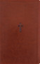 NASB, Personal Size Reference Bible, Large Print, Paragraph Style, Leathersoft, Brown, Red Letter, Thumb Indexed, 1995 Text, Comfort Print by , 9780310469131
