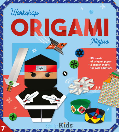 Ninjas Origami Workshop with 30 Sheets of Paper, Instructions, and Stickers by Mayumi Jezewski, 9780764371912