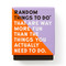 Random Things To Do Box by Brass Brass Monkey, 9780735388949
