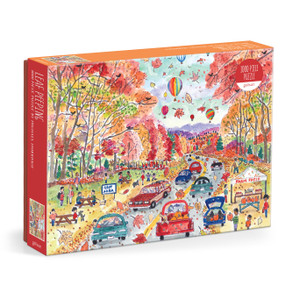Michael Storrings Leaf Peeping 1000 Piece Puzzle by Galison, Michael Storrings, 9780735389090