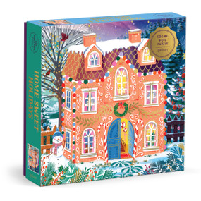 Home Sweet Holidays 500 Piece Foil Puzzle by Galison Galison, Joanna Clay, 9780735389175