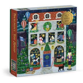 Twilight Toy Shop 500 Piece Foil Puzzle by Galison Galison, Bex Parkin, 9780735389182