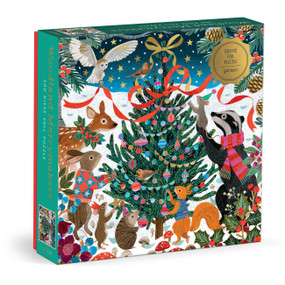 Victoria Ball Woodland Merrymakers 500 Piece Foil Puzzle by Galison Galison, Victoria Ball, 9780735389199