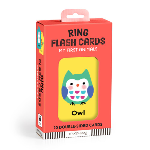My First Animals Ring Flash Cards by Mudpuppy, Grace Habib, 9780735389359