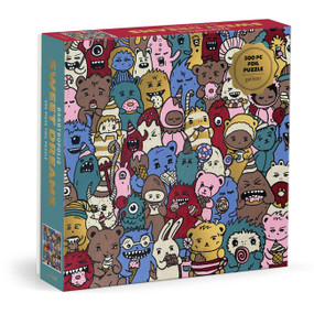 Barbtropolis Sweet Dreams 500 Piece Foil Puzzle by Galison, Barbara Graetzer, 9780735389373