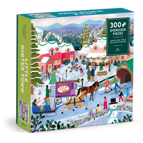 Little Winter Town 300 Piece Puzzle by Galison Galison, Elisabeth Dorrian, 9780735389465