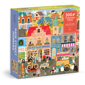Main Street Morning 300 Piece Puzzle by Galison Galison, Elisabeth Dorrian, 9780735389472