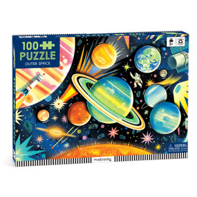 Outer Space 100 Piece Puzzle by Mudpuppy, Wenjia Tang, 9780735389489