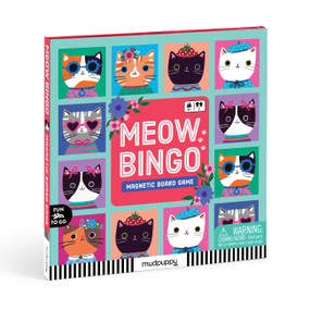 Meow Bingo! Magnetic Board Game by Mudpuppy, Tara Lilly, 9780735389496
