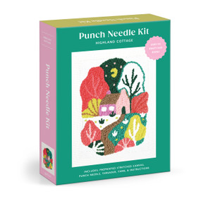 Highland Cottage Punch Needle Kit by Galison, Kika Macfarlane, 9780735389823