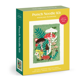 Woodland Mushrooms Punch Needle Kit by Galison, Anja Riebensahm, 9780735389830